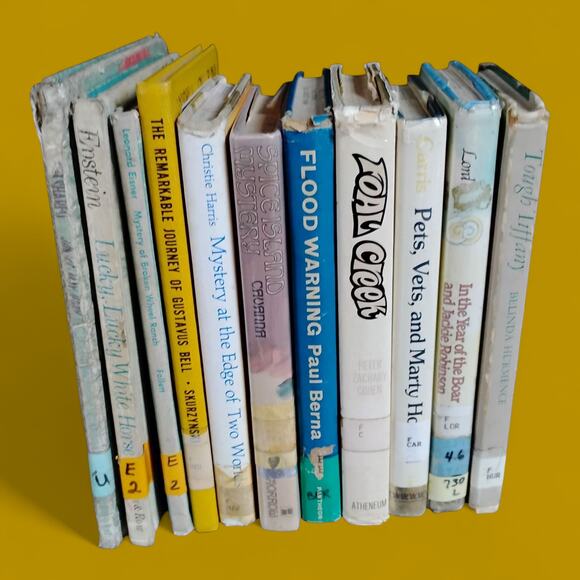 Vintage Kids Book Bundle (11) Library Decor Homeschool - Picture 3 of 16